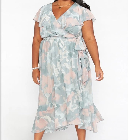 Ruffle Midi Dress - Picture 1 of 5